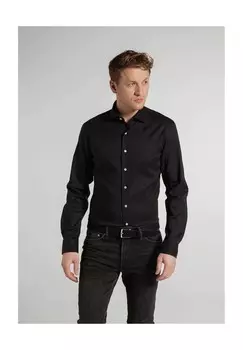 Деловая рубашка, приталенный крой, мужская ETERNA, цвет 39 Schwarz