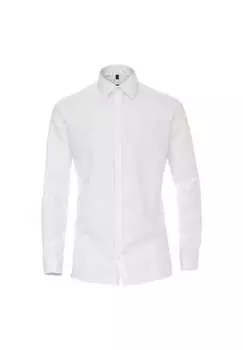 Деловая рубашка простого современного покроя Casamoda, белый