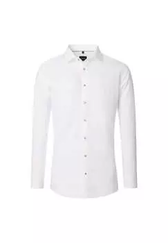 Деловая рубашка простого современного покроя Venti, белый