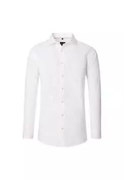 Деловая рубашка простого современного покроя Venti, белый