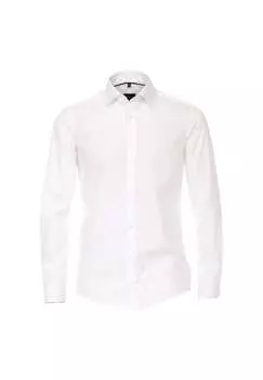 Деловая рубашка простого современного покроя Venti, белый