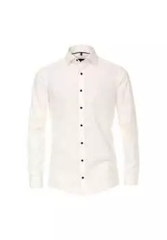 Деловая рубашка простого современного покроя Venti, белый