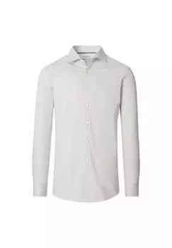 Деловая рубашка простого современного покроя Venti, бежевый