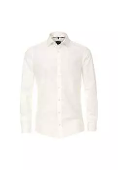 Деловая рубашка простого современного покроя Venti, бежевый