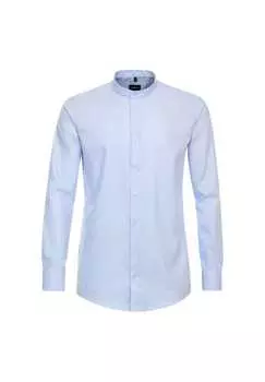 Деловая рубашка простого современного покроя Venti, голубой