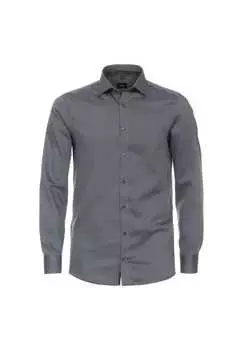 Деловая рубашка простого современного покроя Venti, коричневый