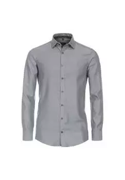 Деловая рубашка простого современного покроя Venti, коричневый