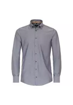 Деловая рубашка простого современного покроя Venti, синий