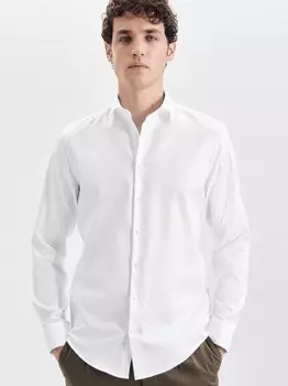 Деловая рубашка с длинным рукавом Seidensticker, белый