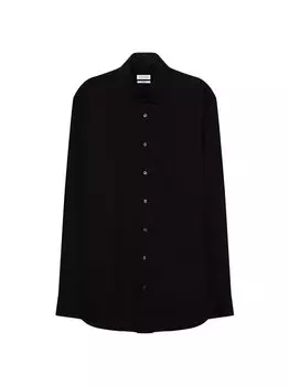 Деловая рубашка с длинным рукавом Seidensticker, черный