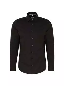 Деловая рубашка с длинным рукавом Seidensticker, черный