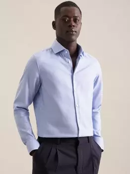 Деловая рубашка с длинным рукавом Seidensticker, голубой