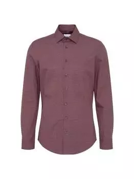 Деловая рубашка с длинным рукавом Seidensticker, красный