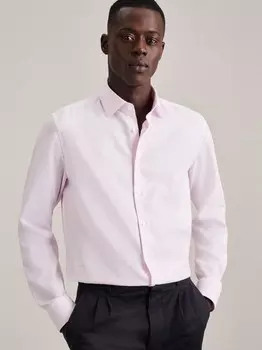 Деловая рубашка с длинным рукавом Seidensticker, розовый