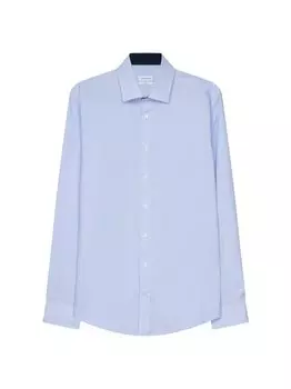 Деловая рубашка с длинным рукавом Seidensticker, синий