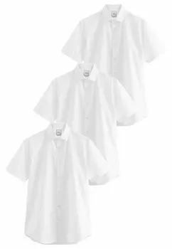 Деловая рубашка SHORT SLEEVE 3 PACK REGULAR FIT Next, белый