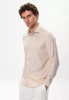 Деловая рубашка Slim Fit Antioch, бежевая