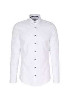 Деловая рубашка слим Seidensticker, белый