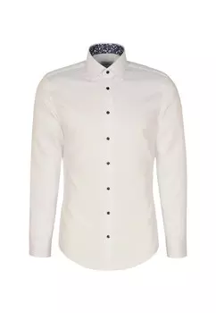 Деловая рубашка слим Seidensticker, белый