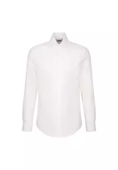 Деловая рубашка слим Seidensticker, белый