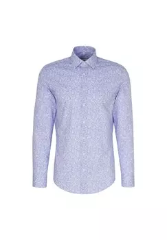 Деловая рубашка слим Seidensticker, цвет Blau (0013)