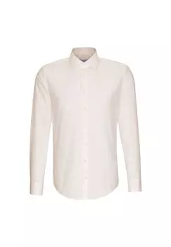 Деловая рубашка слим Seidensticker, цвет Ecru (0021)
