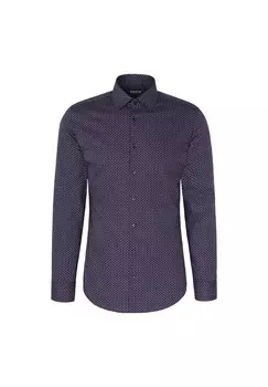 Деловая рубашка слим Seidensticker, цвет Raspberry (0044)