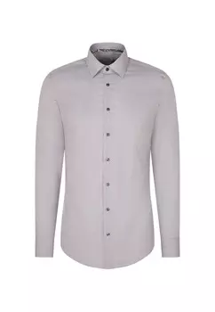 Деловая рубашка слим Seidensticker, серый