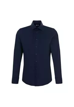 Деловая рубашка слим Seidensticker, серый