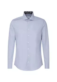 Деловая рубашка слим Seidensticker, синий