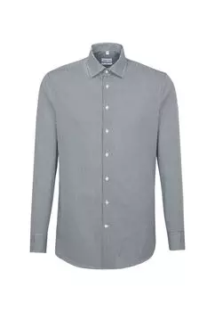 Деловая рубашка слим Seidensticker, синий