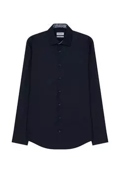 Деловая рубашка слим Seidensticker, синий