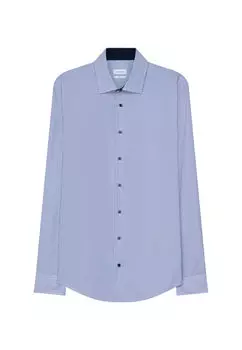 Деловая рубашка слим Seidensticker, синий