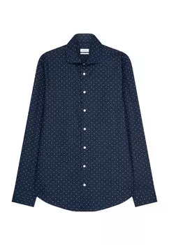 Деловая рубашка слим Seidensticker, синий