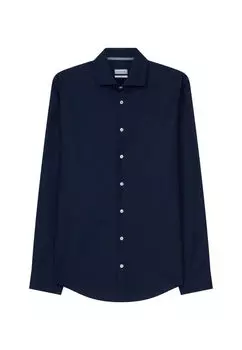 Деловая рубашка слим Seidensticker, синий