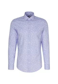 Деловая рубашка слим Seidensticker, синий