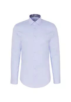 Деловая рубашка слим Seidensticker, синий