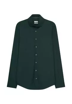 Деловая рубашка слим Seidensticker, зеленый