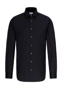 Деловая рубашка Smart Essentials, индивидуальный крой, длинный рукав, воротник «Кент», мужская Seidensticker, цвет 84 Schwarz