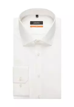 Деловая рубашка Smart Essentials, приталенная, мужская Seidensticker, цвет 21 Ecru