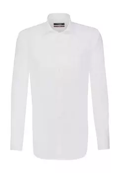 Деловая рубашка современного кроя, мужская seidensticker, белый