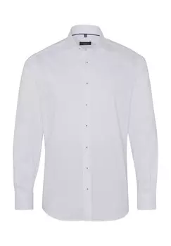 Деловая рубашка, современный крой, воротник акулы, мужская ETERNA, белый