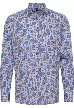 Деловая рубашка стандартного кроя Eterna, синий