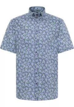 Деловая рубашка стандартного кроя Eterna, синий