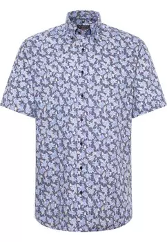 Деловая рубашка стандартного кроя Eterna, синий