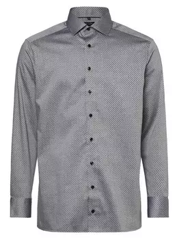 Деловая рубашка стандартного кроя OLYMP, серый