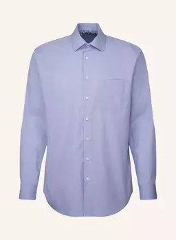 Деловая рубашка стандартного кроя Seidensticker, голубой