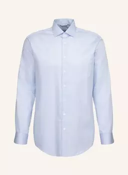 Деловая рубашка стандартного кроя Seidensticker, голубой
