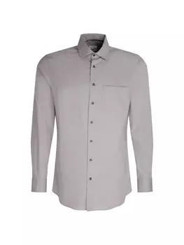 Деловая рубашка стандартного кроя Seidensticker, серый