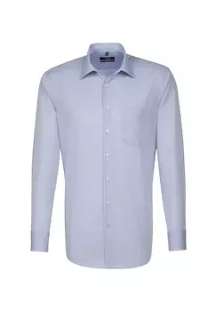 Деловая рубашка стандартного кроя Seidensticker, светло-синий